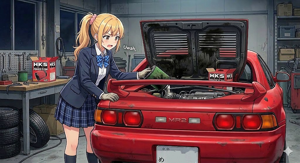 愛車のメンテンスてイイヨネ👍👍 | の人気AIイラスト・グラビア