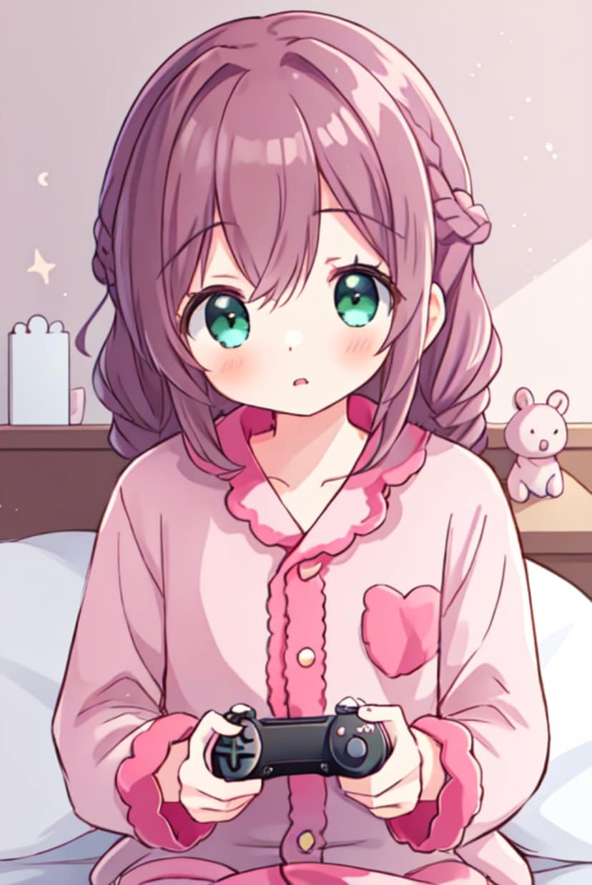 寝起きゲーム🎮 | の人気AIイラスト・グラビア