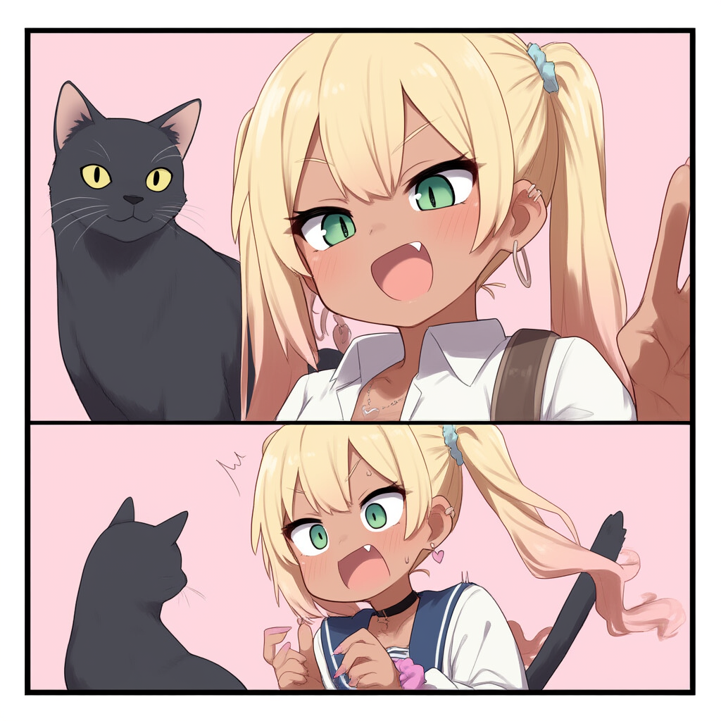 ギャルとキャットを混ぜてみた