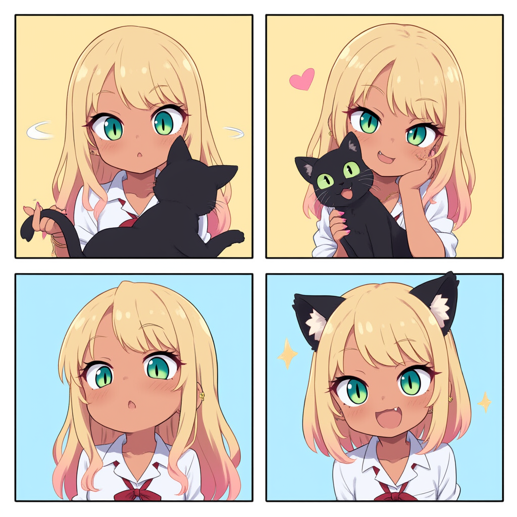 ギャルとキャットを混ぜてみた