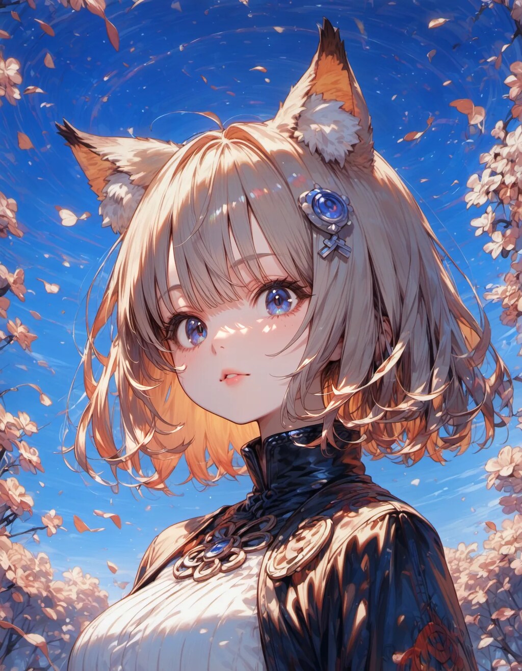 Azure Breeze and Fox Ears