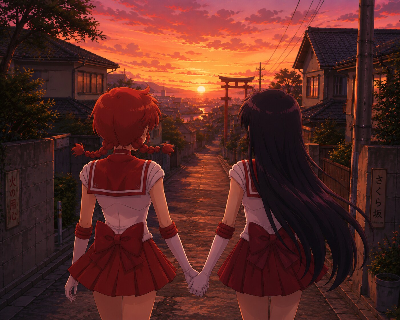 一家でセーラーマーズ