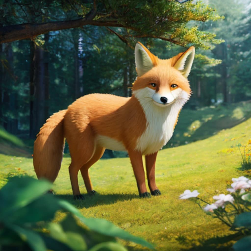 森のキツネ(テスト)