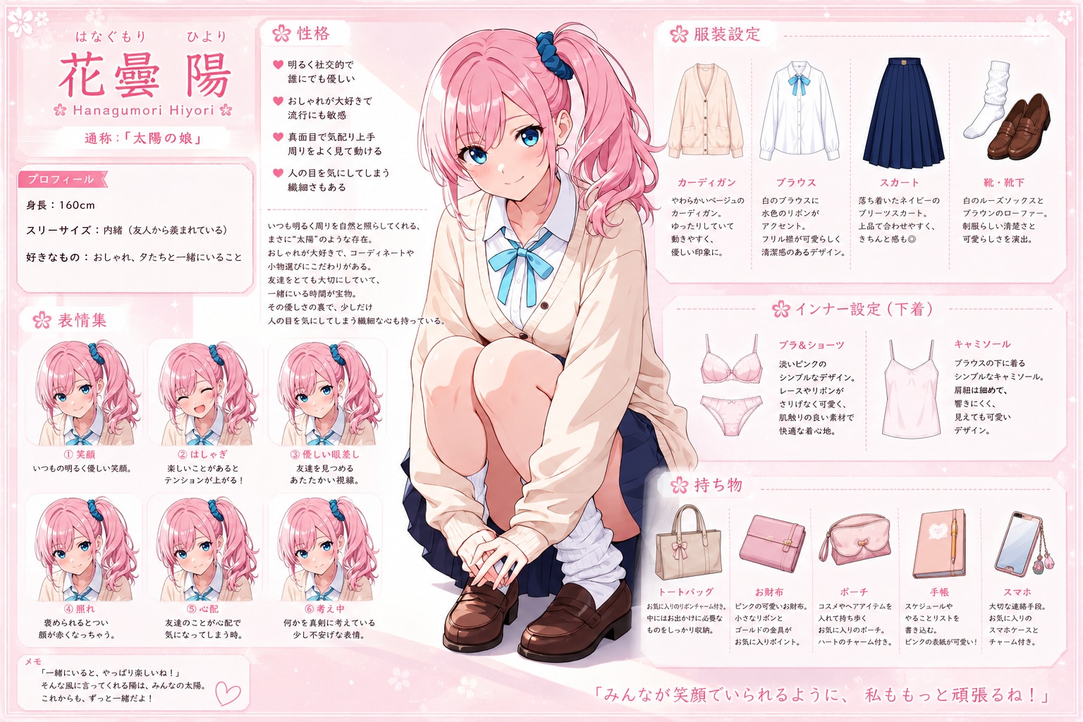花曇陽　キャラクターシート