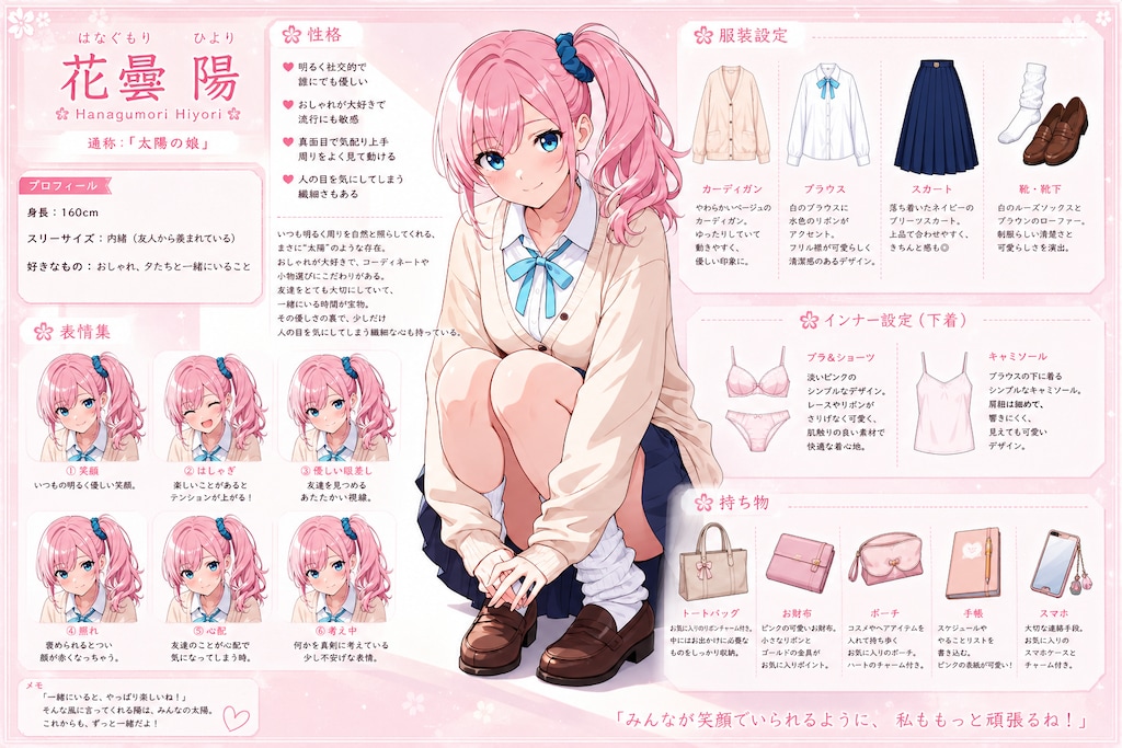 花曇陽　キャラクターシート