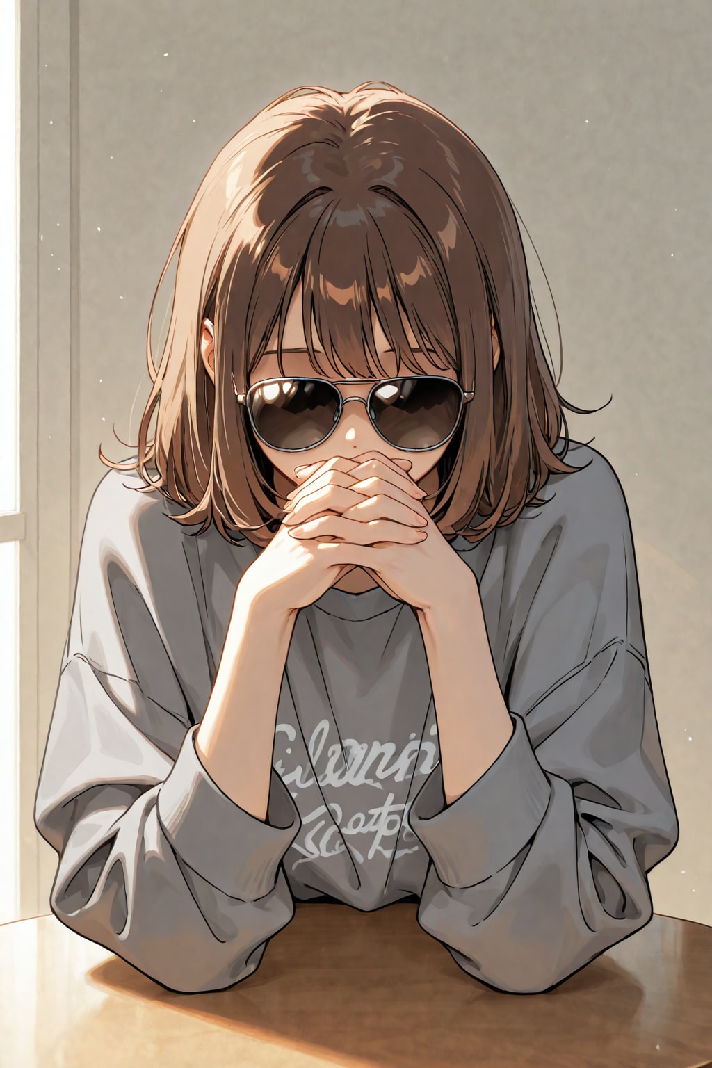司令のポーズ