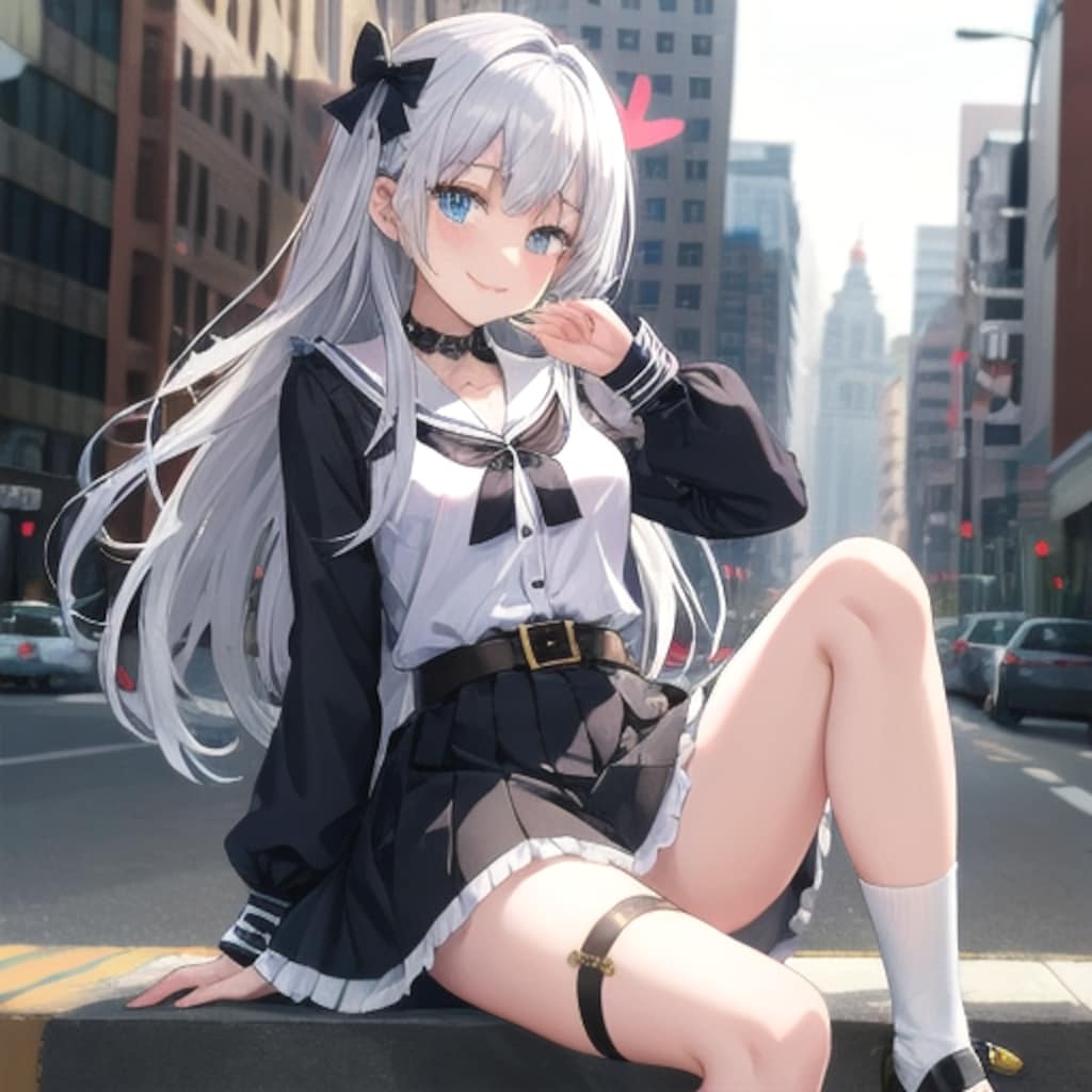 銀髪の女の子
