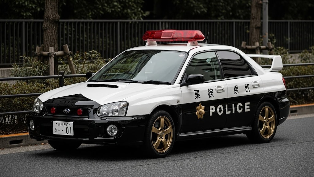 インプレッサセダンパトロールカー