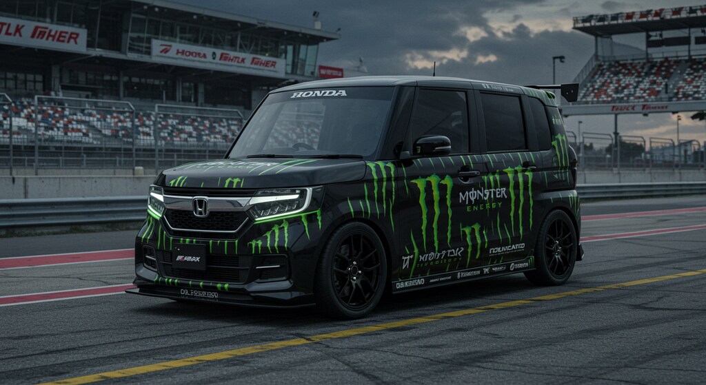 モンスターエナジーN-BOXレーシングカー