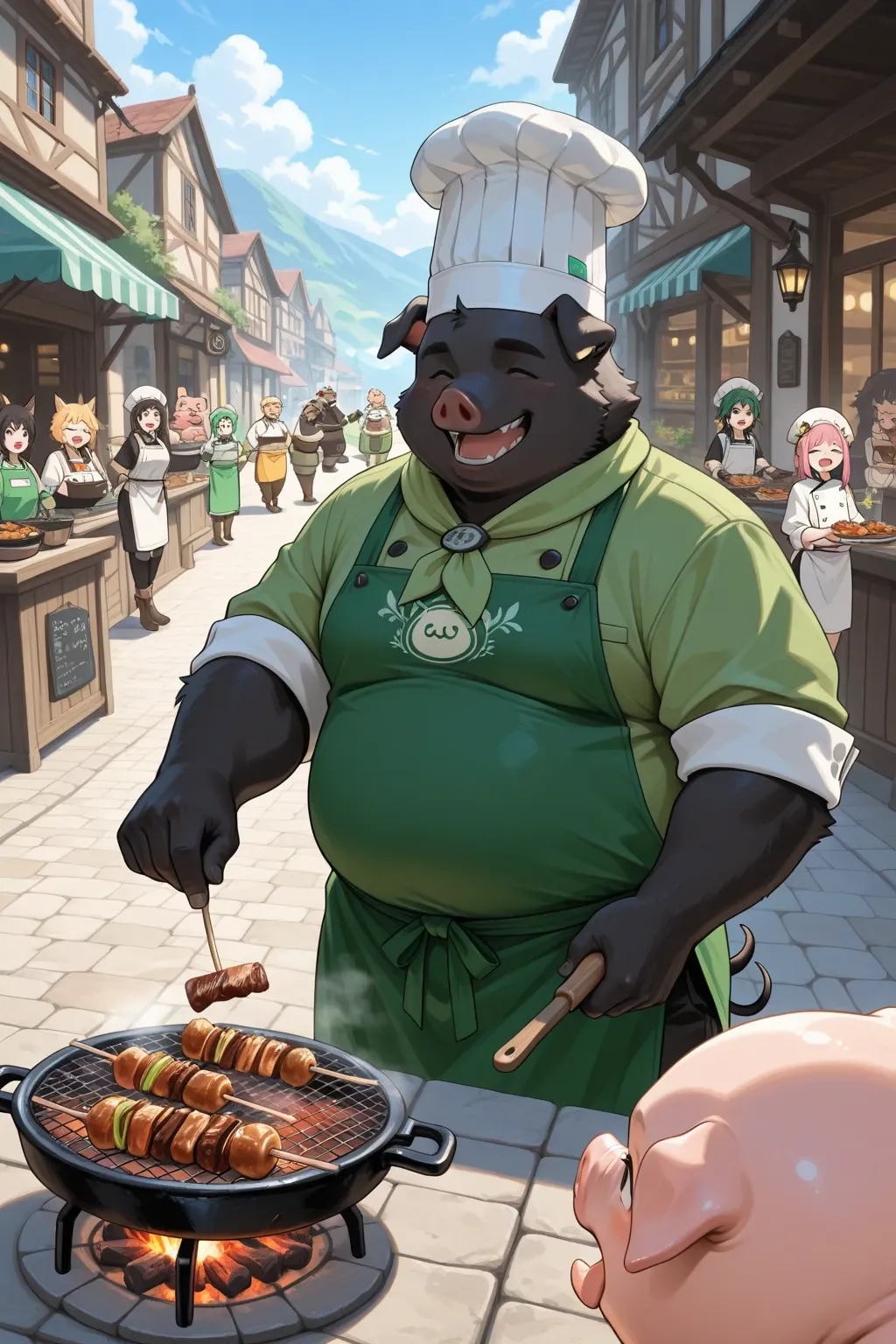 エースのポークバーベキュー🐖