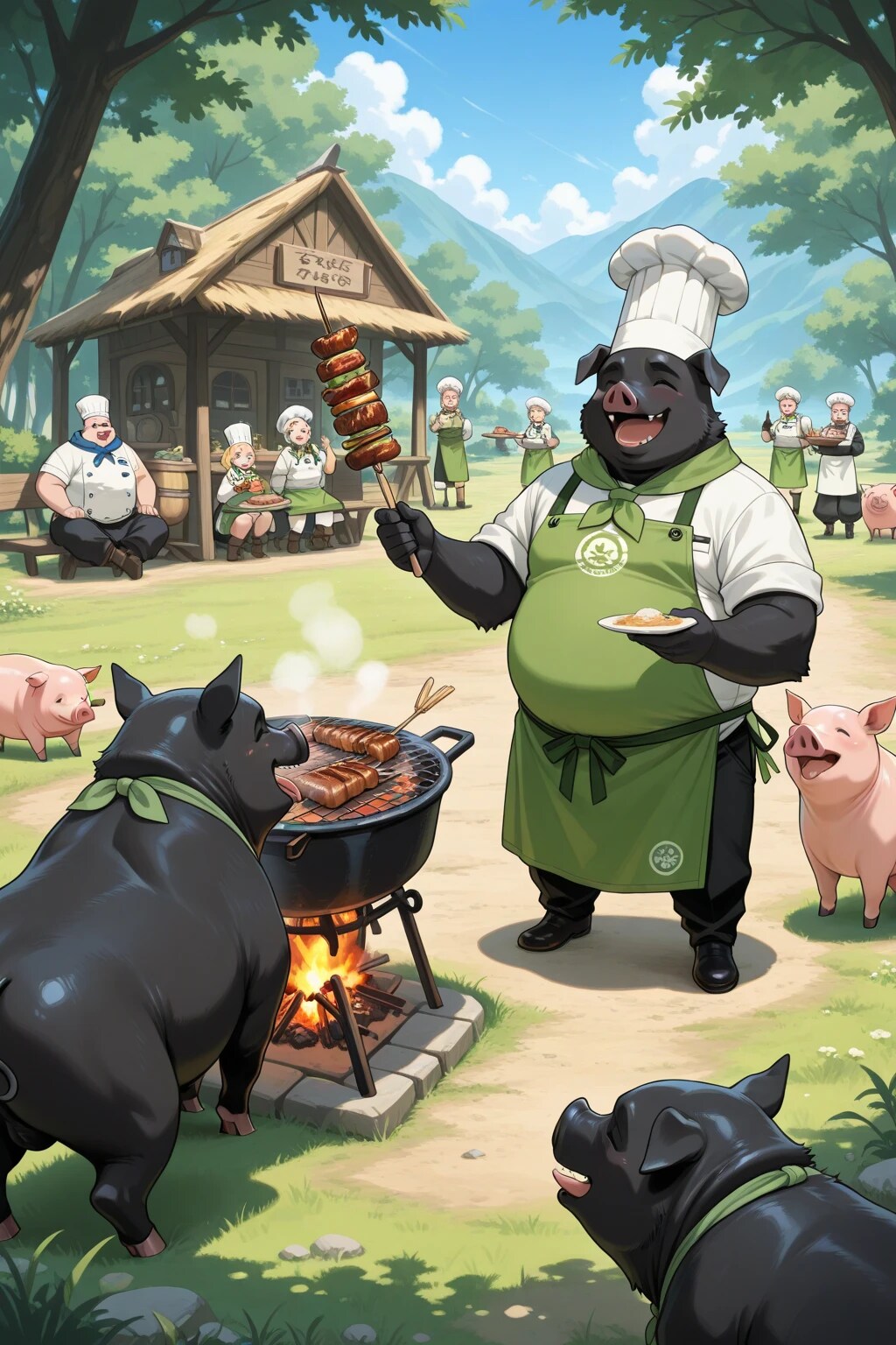 エースのポークバーベキュー🐖 | の人気AIイラスト・グラビア