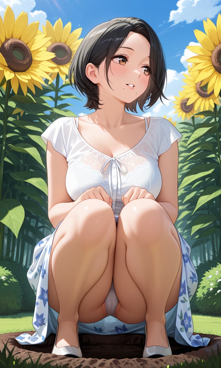 熟女のパンチラ