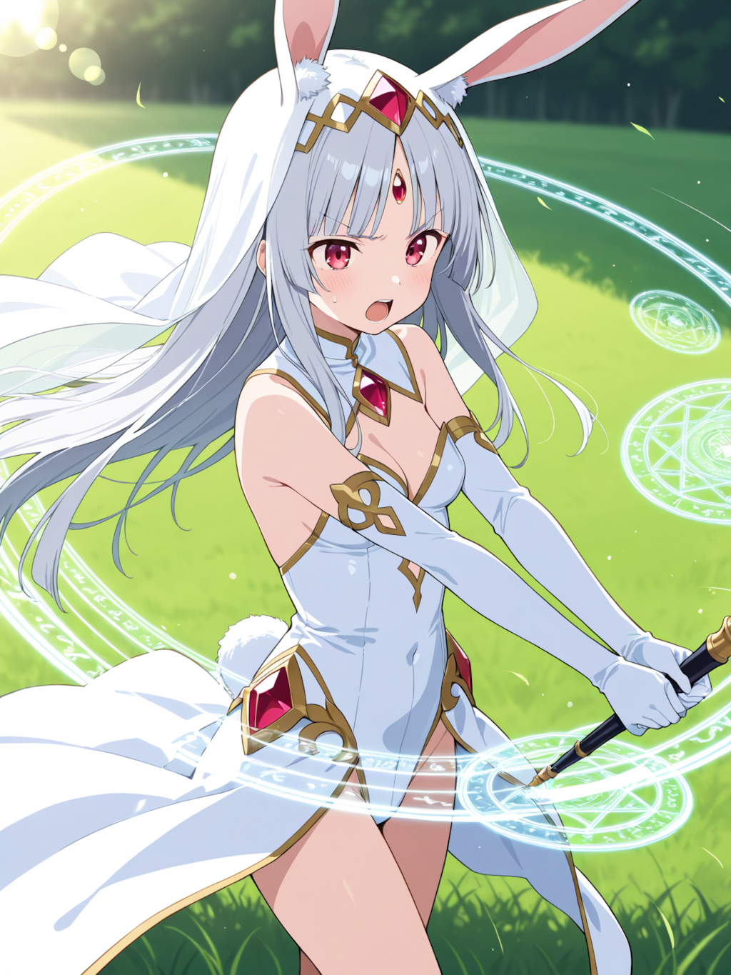 【夢エリ】ウサ王国の白魔導士 ミツキ、行きます！