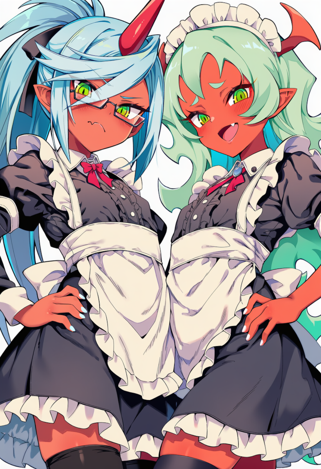 メスガキメイドなデイモン姉妹