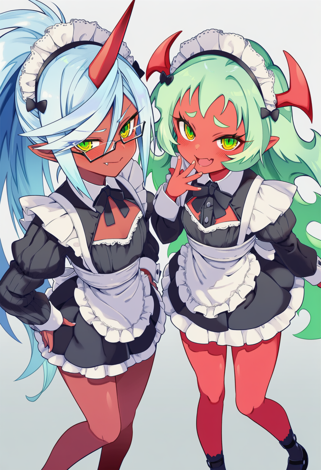 メスガキメイドなデイモン姉妹