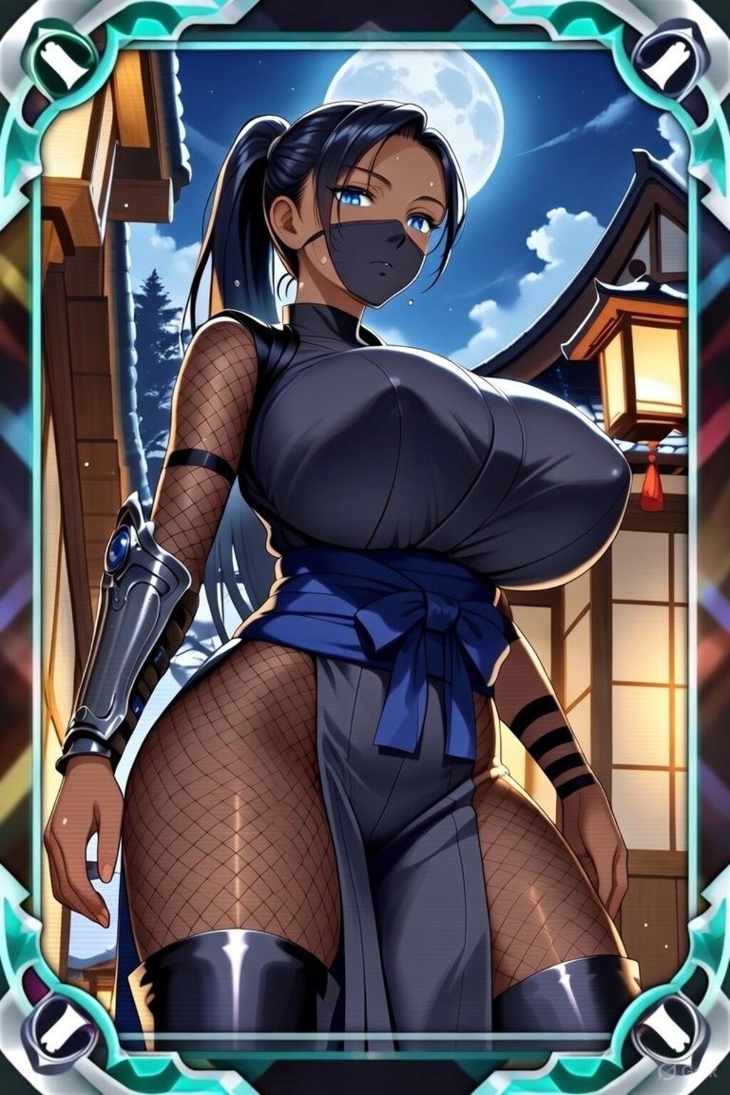 トレーディングカード風　乳闇ナギ