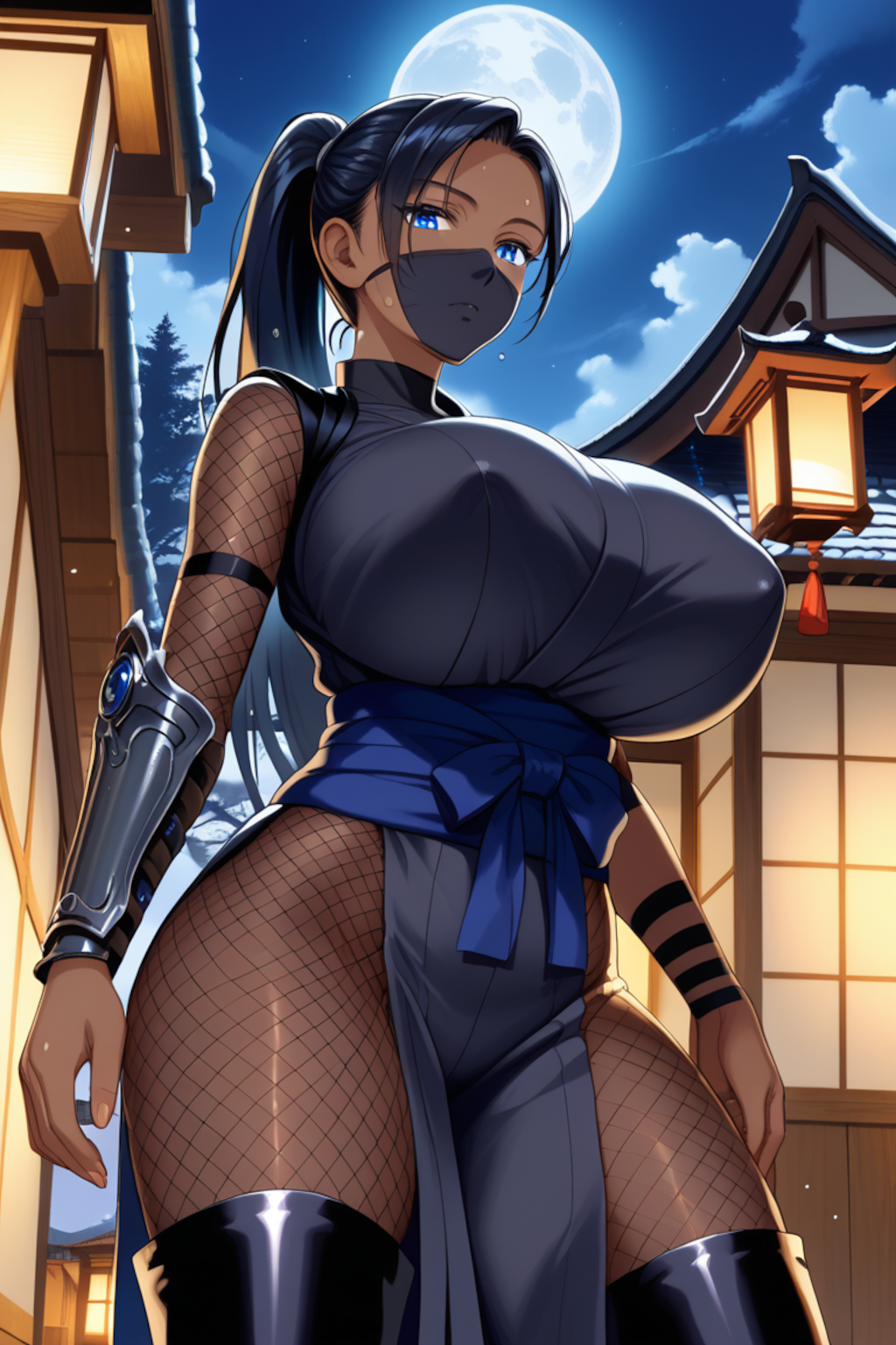 トレーディングカード風　乳闇ナギ