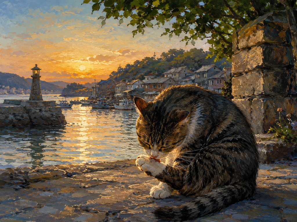 鞆の浦の猫