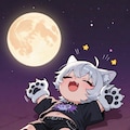 人狼女子の銀髪ちゃん 3枚目