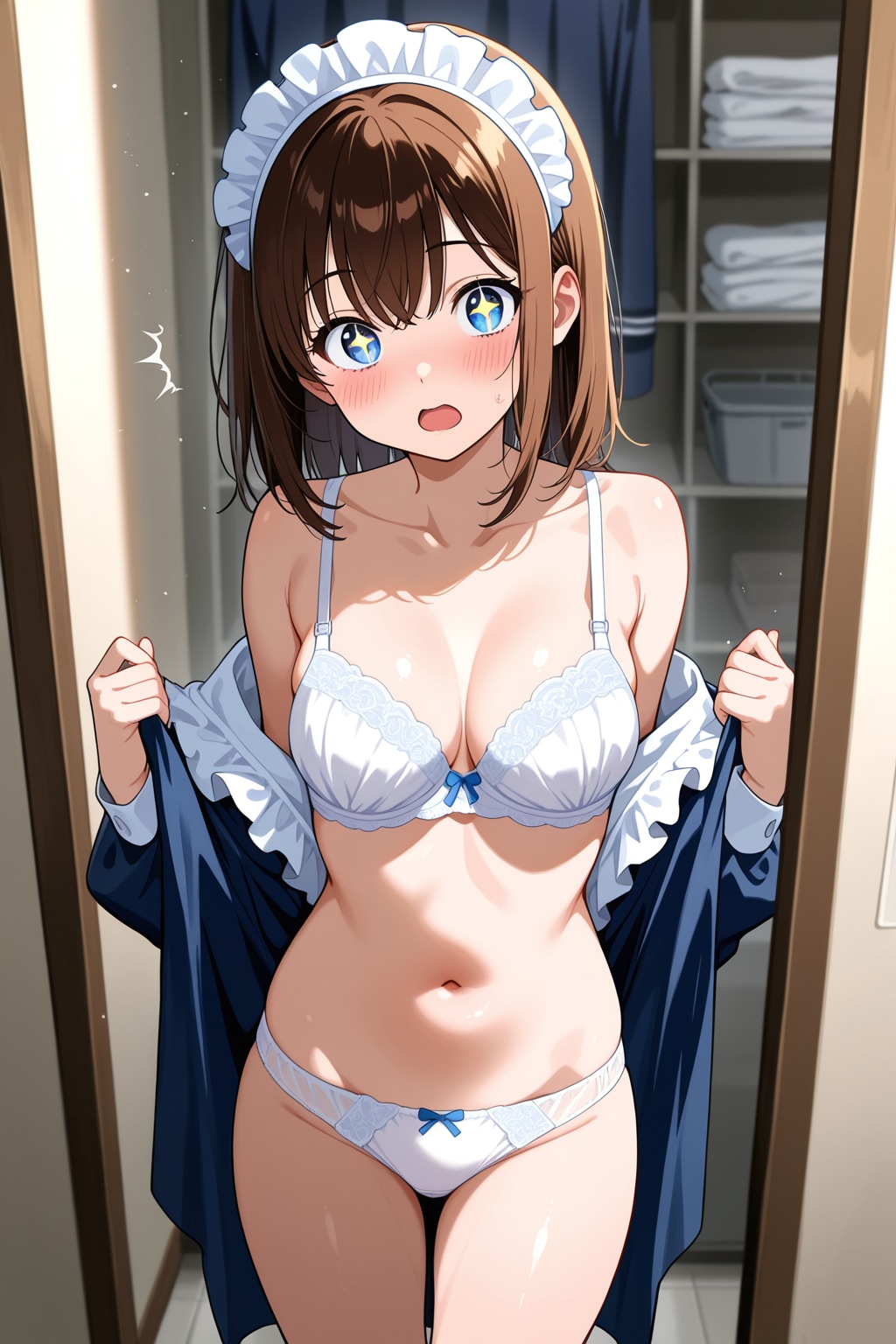 着替え中のマシロちゃん