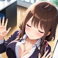 見てるわよ〜💓サボったらメッだぞ💓 4枚目