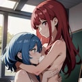 下着姿の２人 3枚目