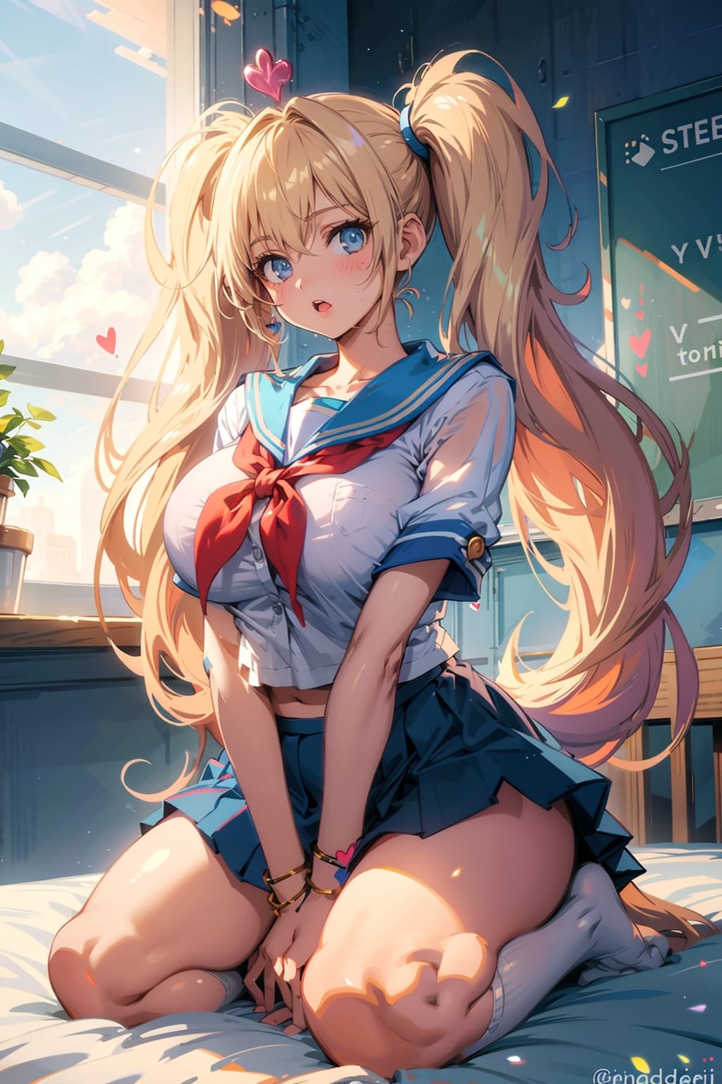 ロングツインテール可愛い子♡