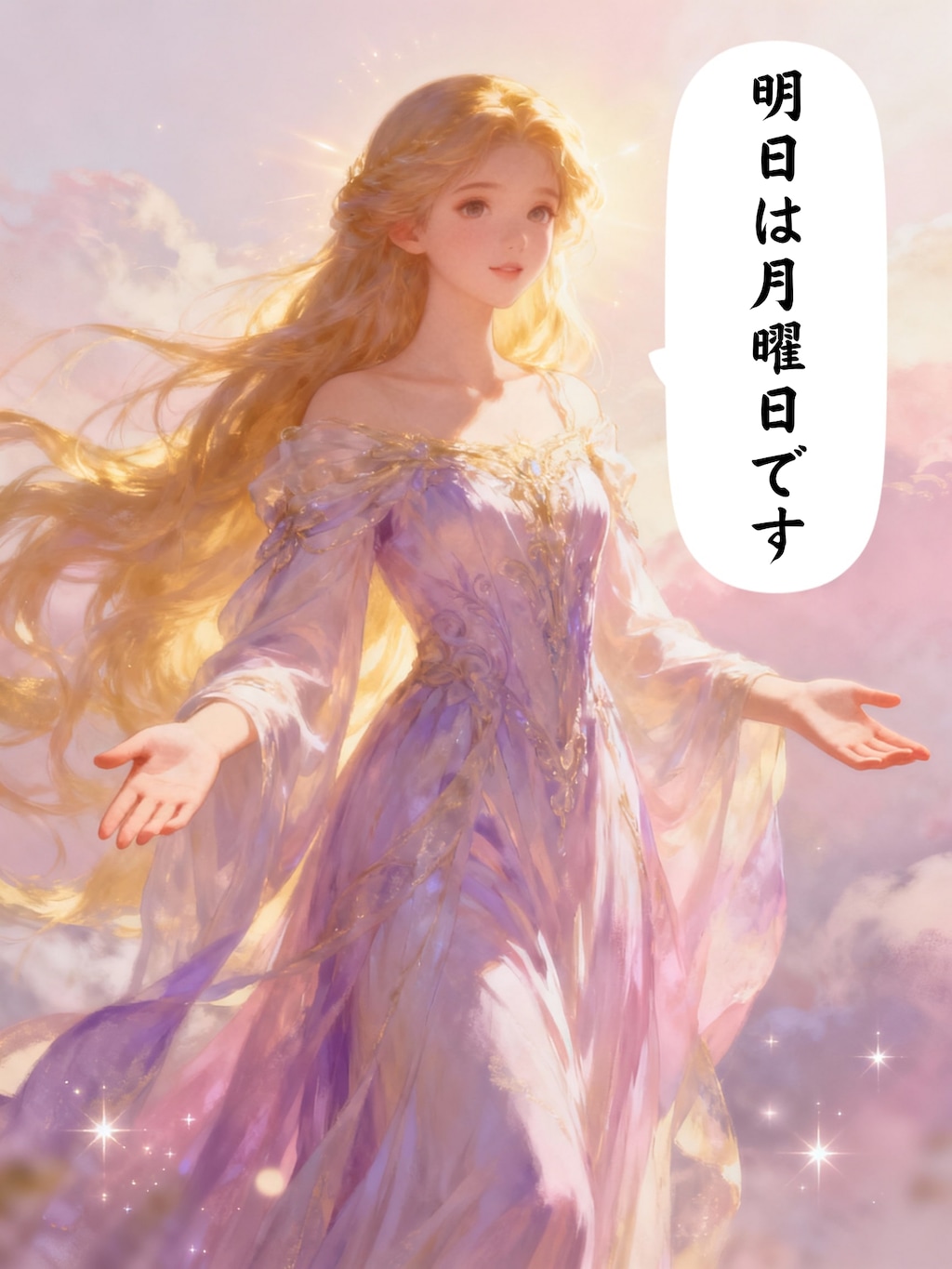 【台詞追加】女神のお告げ。