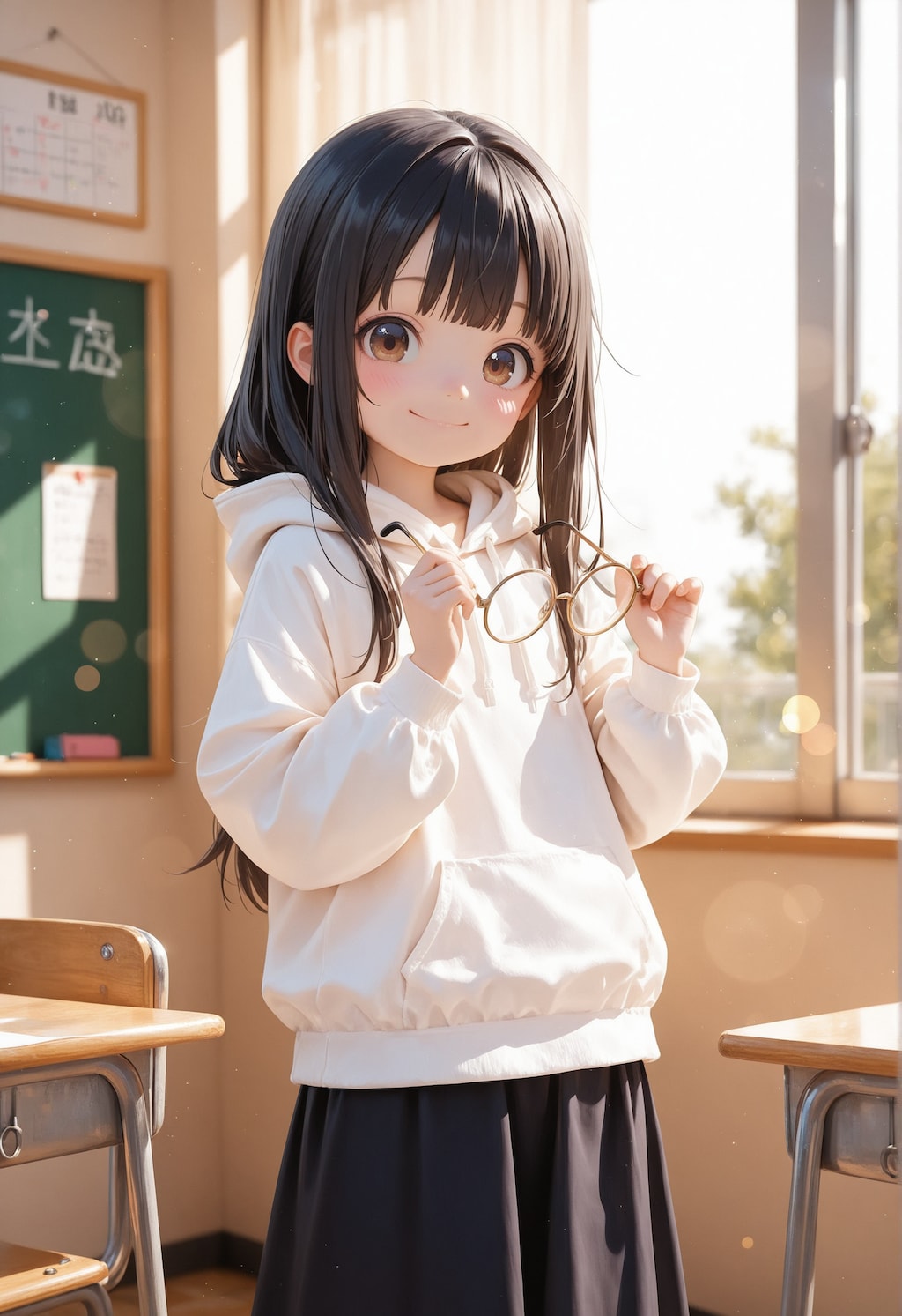 クラスの地味な真面目ちゃんが眼鏡を外したら超絶美少女だった件