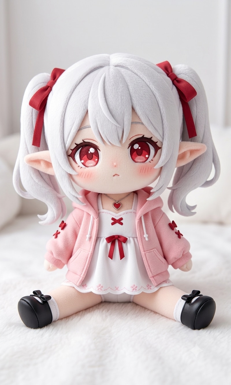 ぬいぐるみのシロネさん