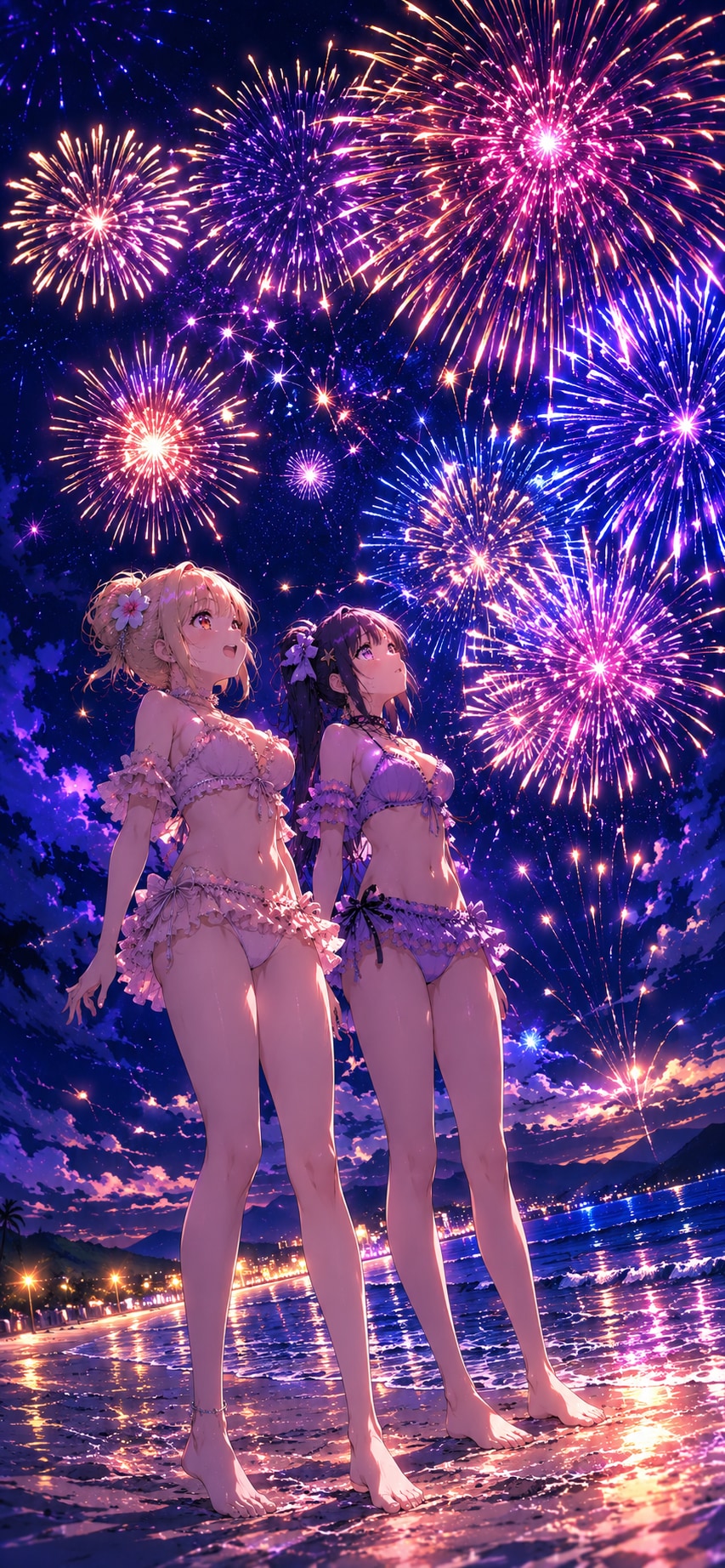 スマホ壁紙サイズ 星の見えない星空