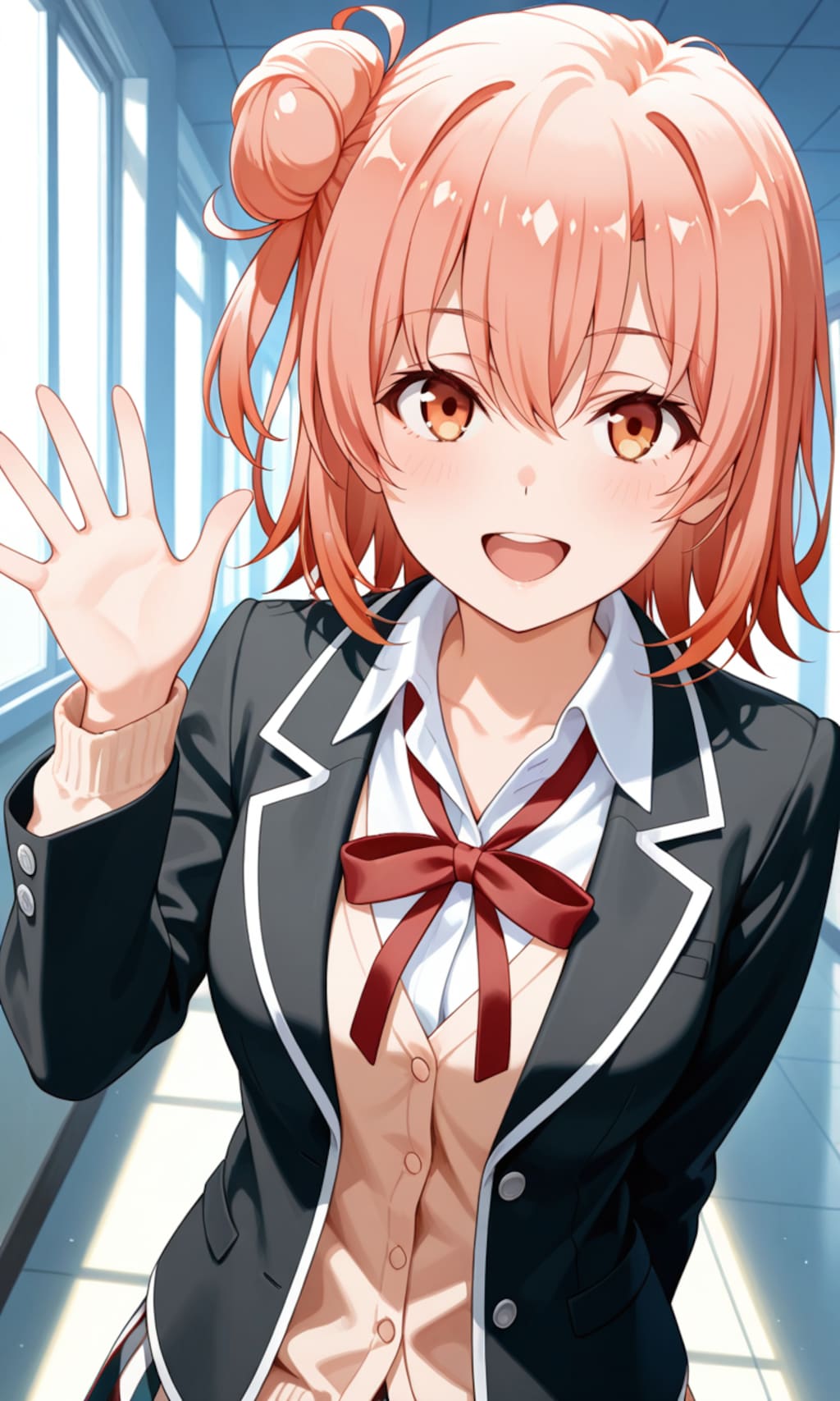 PixAIでやっはろーなガハマ❤️
