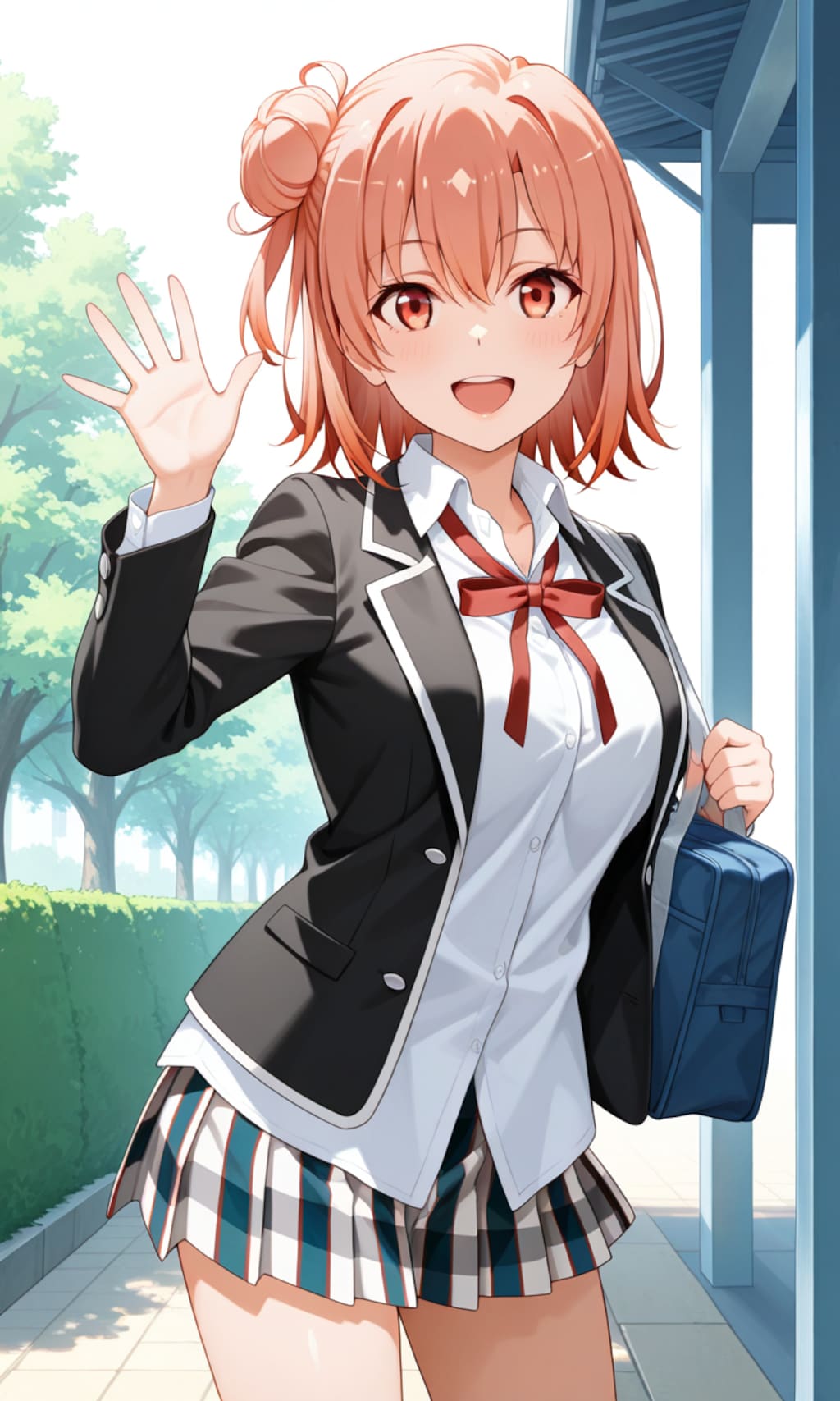 PixAIでやっはろーなガハマ❤️