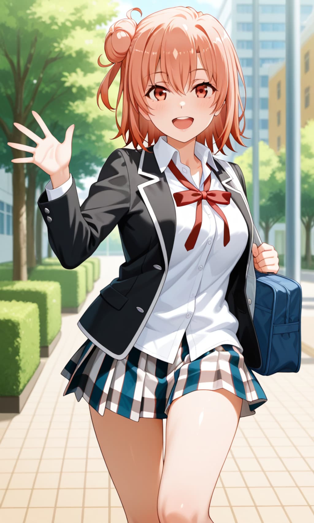 PixAIでやっはろーなガハマ❤️
