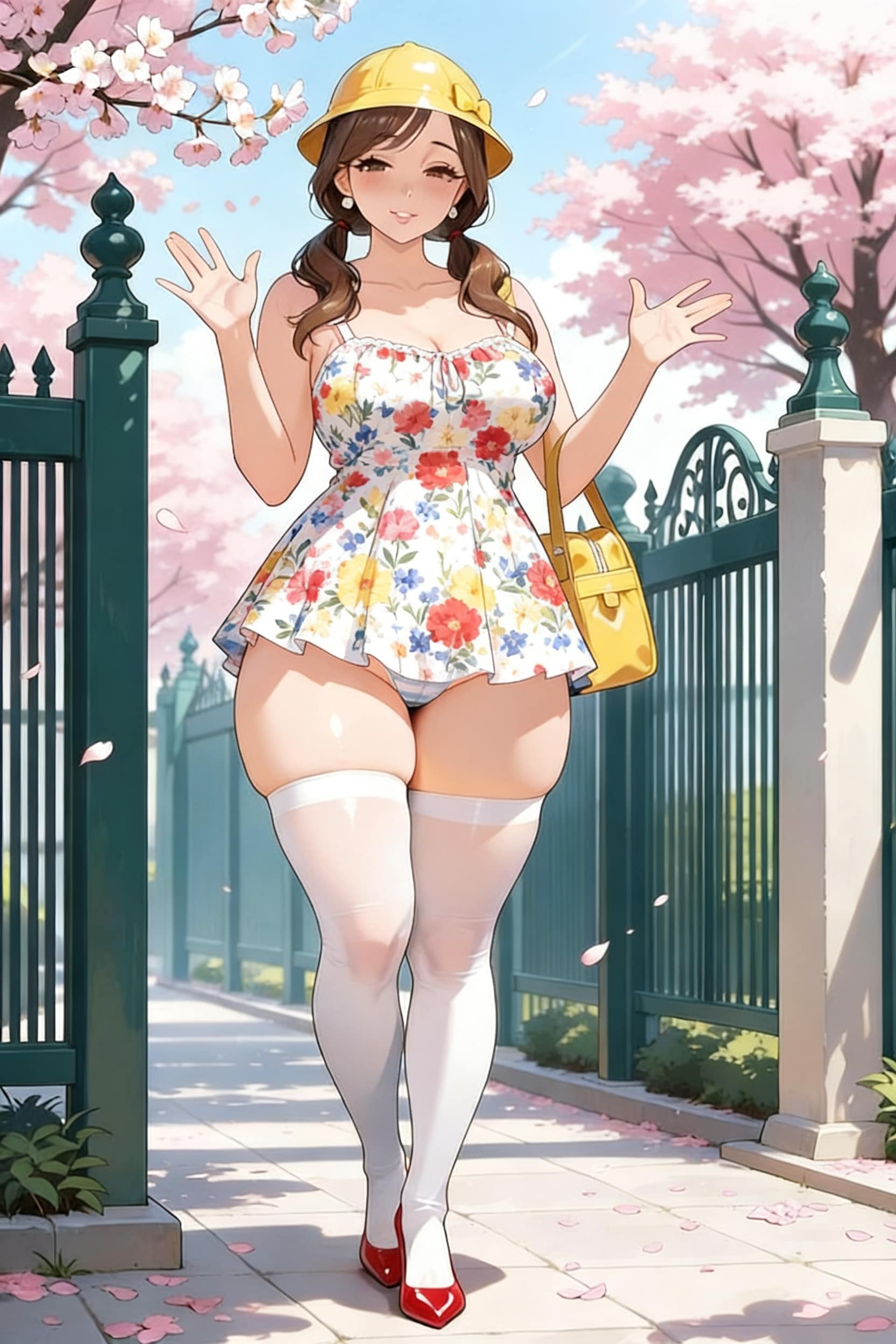 花柄攻め