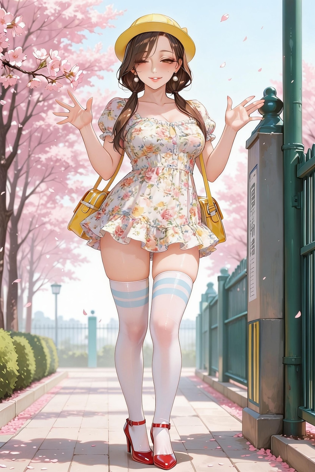 花柄攻め