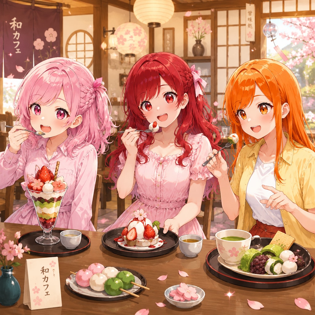 和カフェへ