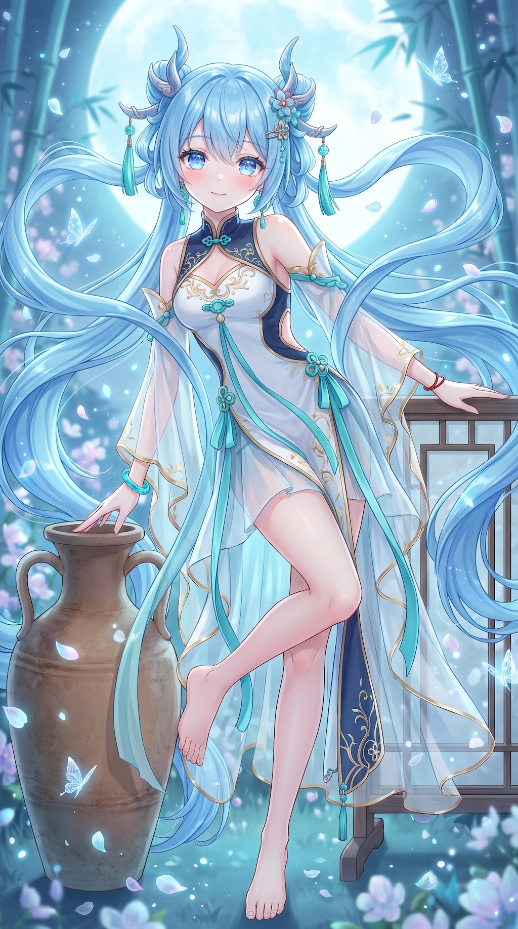 月下碧華舞