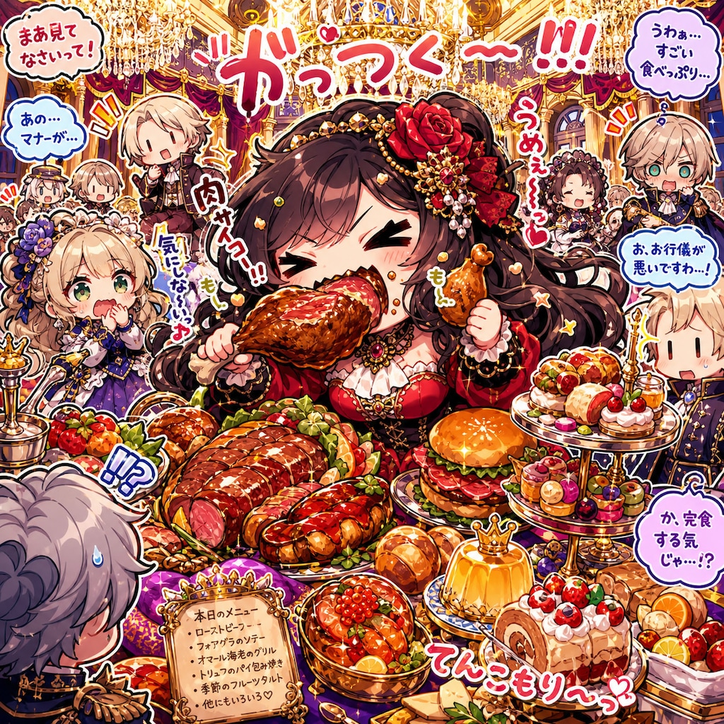 食い溜めじゃ～