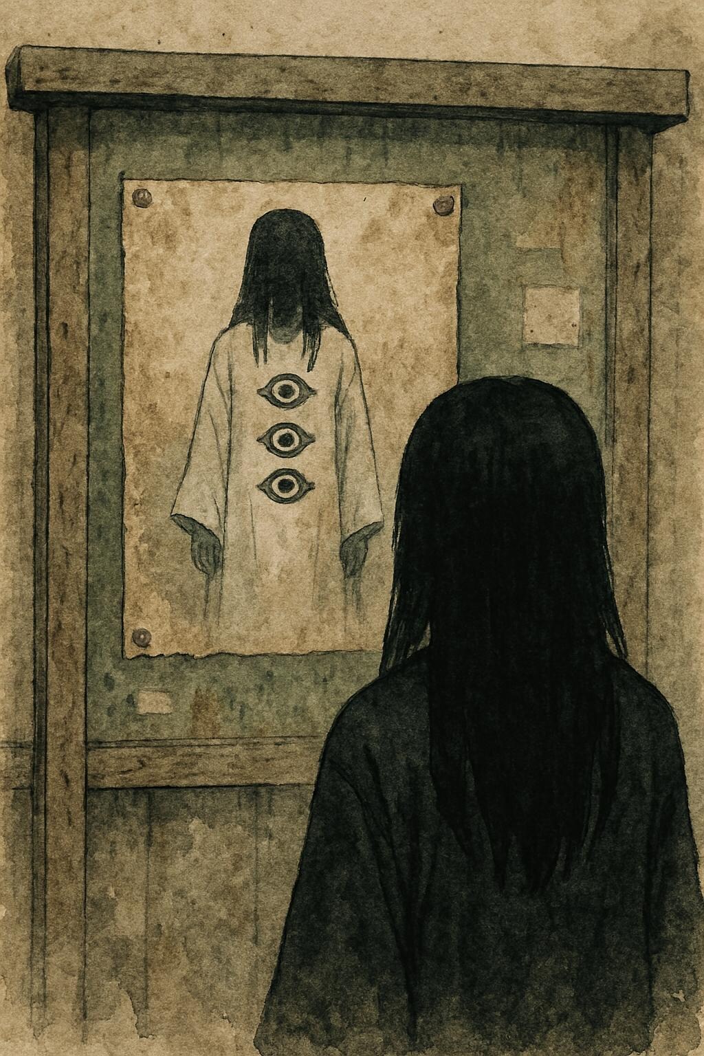 怪文書の張り紙※ホラー