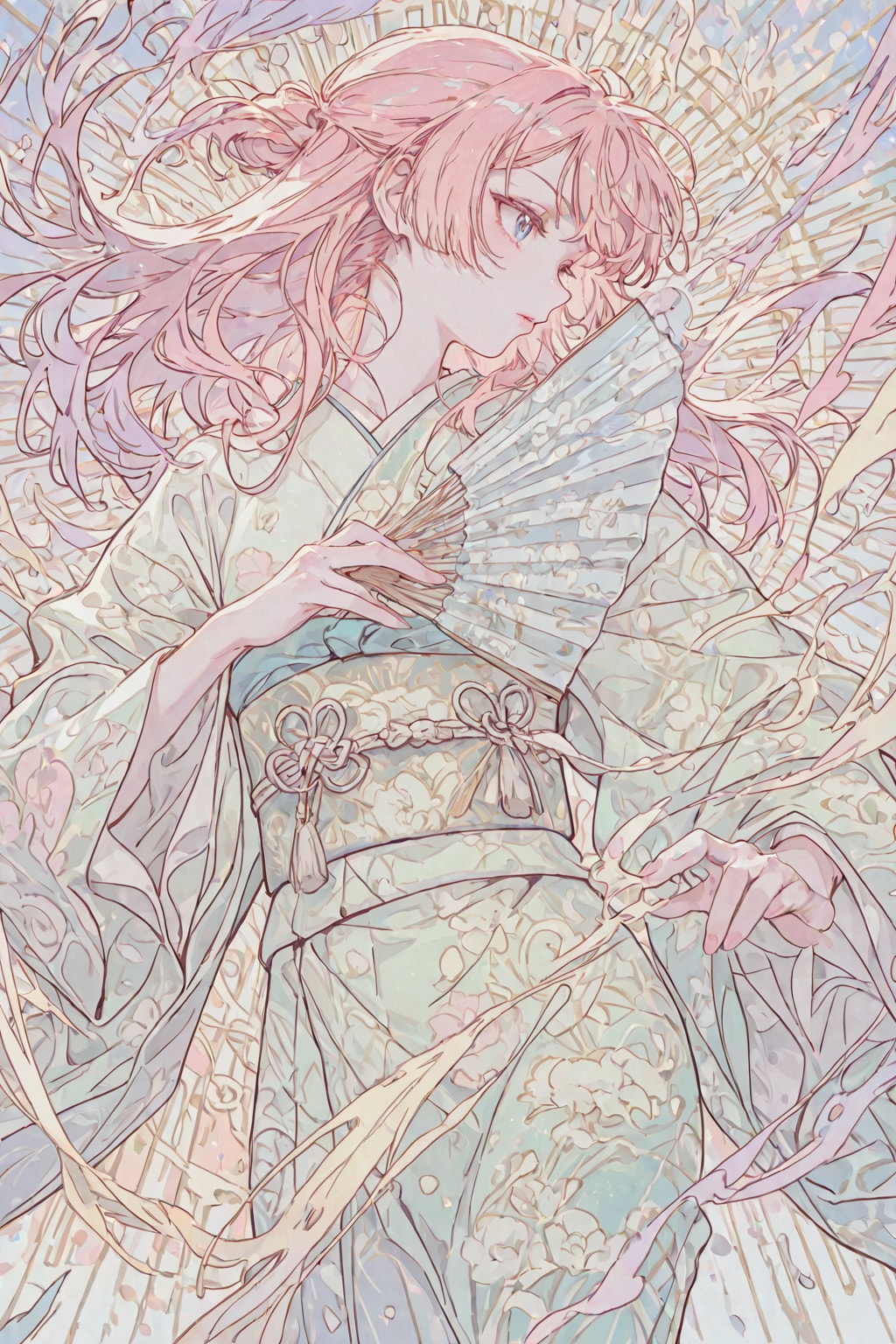 ECHIDNA Meets BONSAI in Kimono | の人気AIイラスト・グラビア