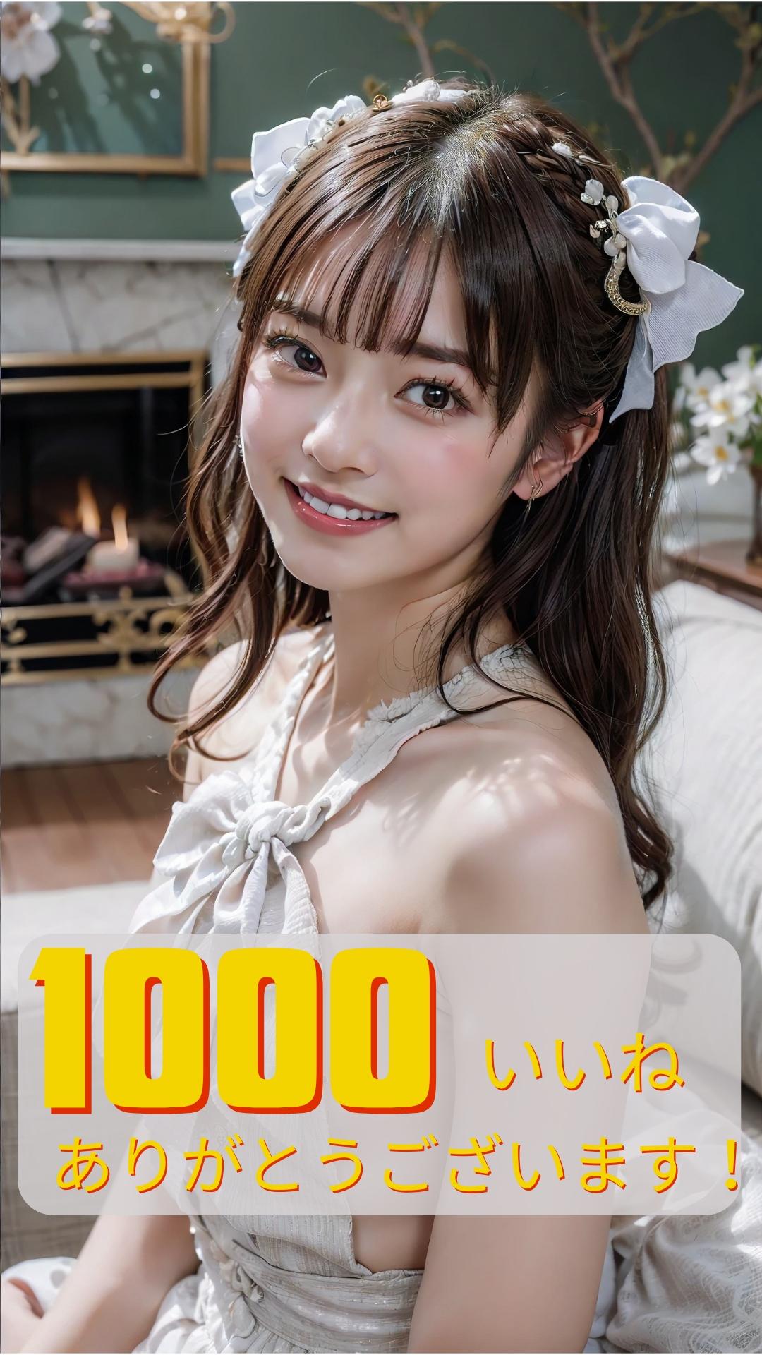 1000いいね！ありがとうございます!!