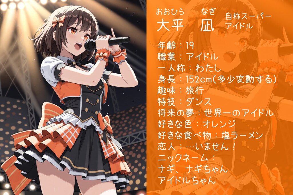 はじまりx2！うちの子ルーキーズ！プロフィールとプロンプトもあるよ編