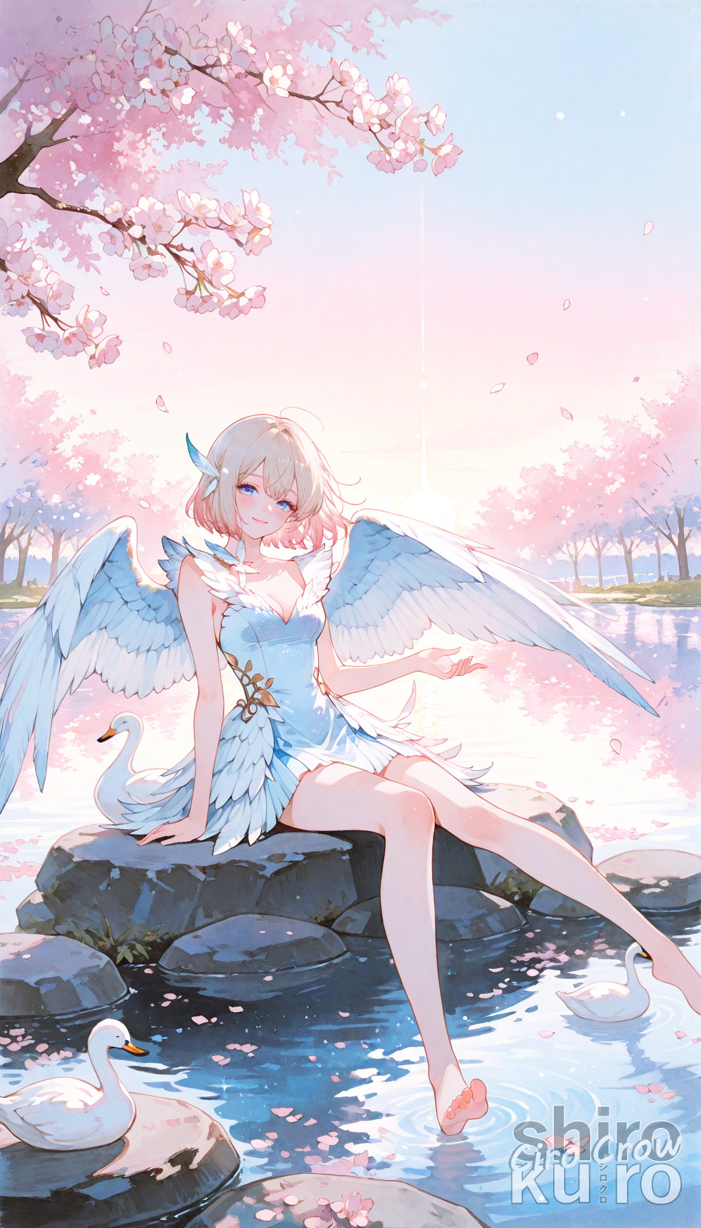 華やぐスワンレイク