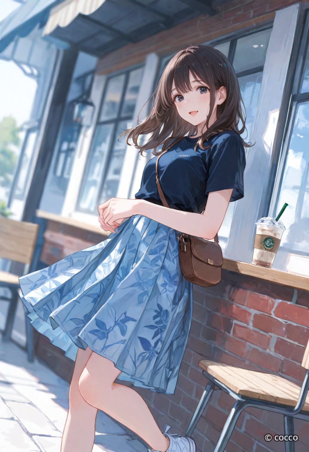 青を重ねた午後