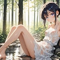 びしょ濡れ女の子15 2枚目