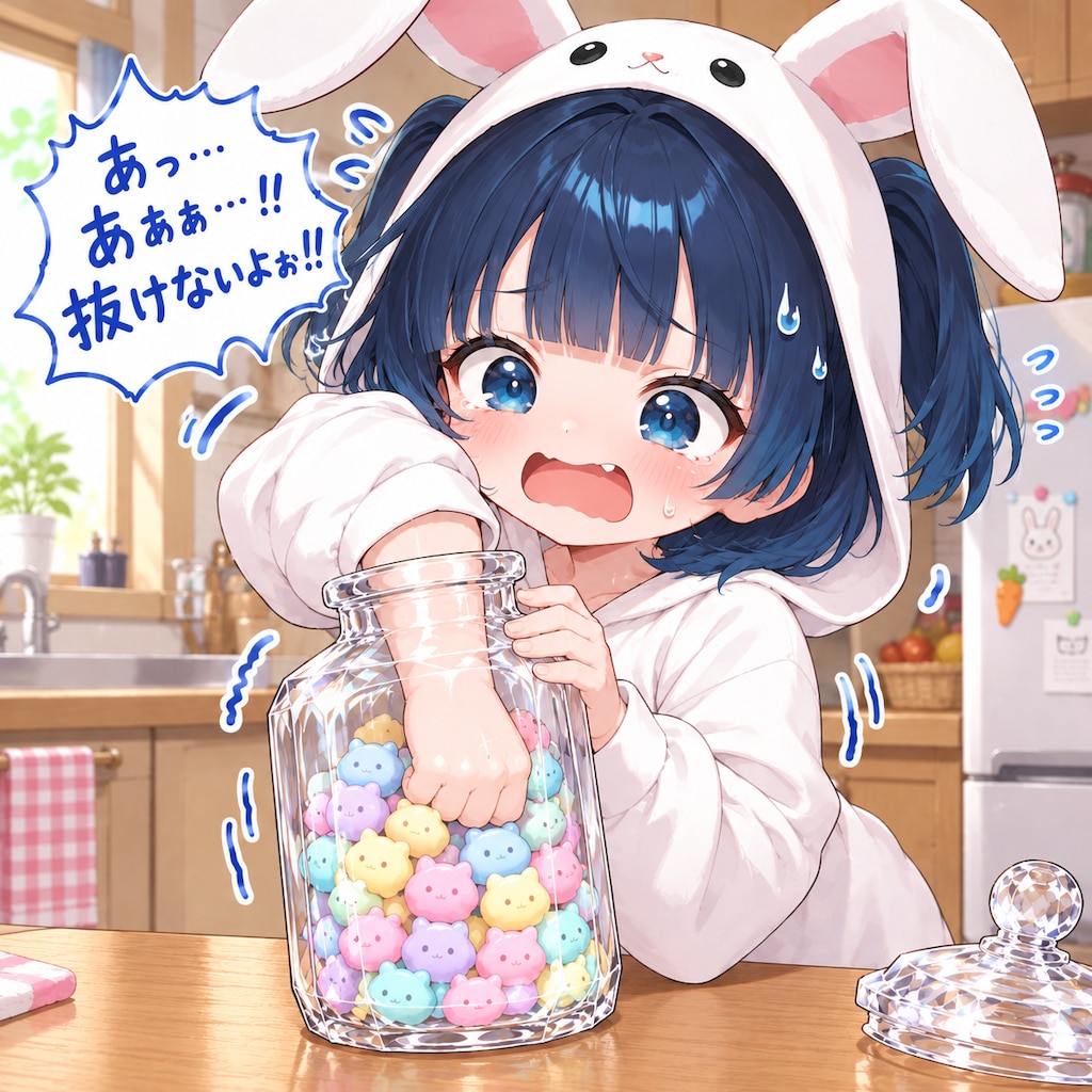 もらったキャンディを置いておいたら…