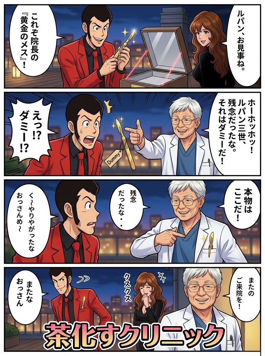 帰ってきた頑張れ高○院長〜怪盗編 | の人気AIイラスト・グラビア