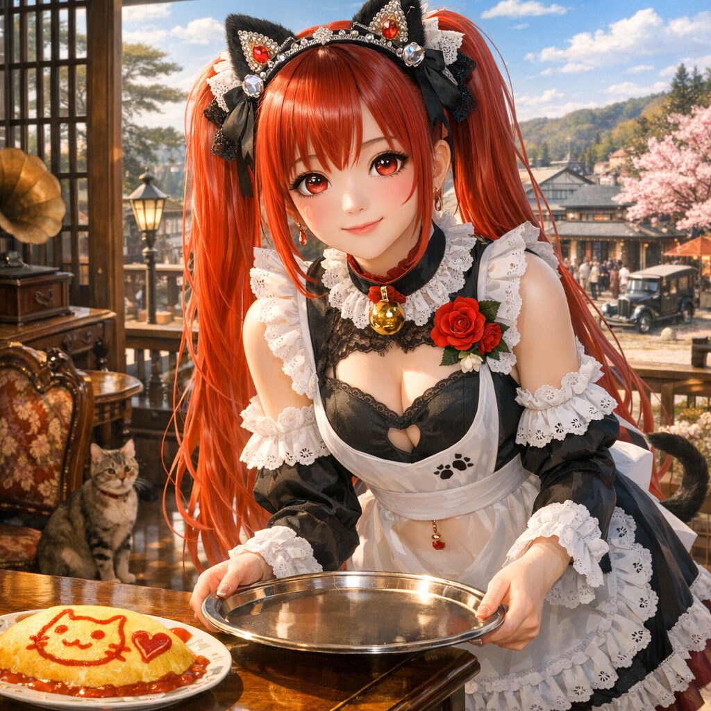 赤ツイにゃん