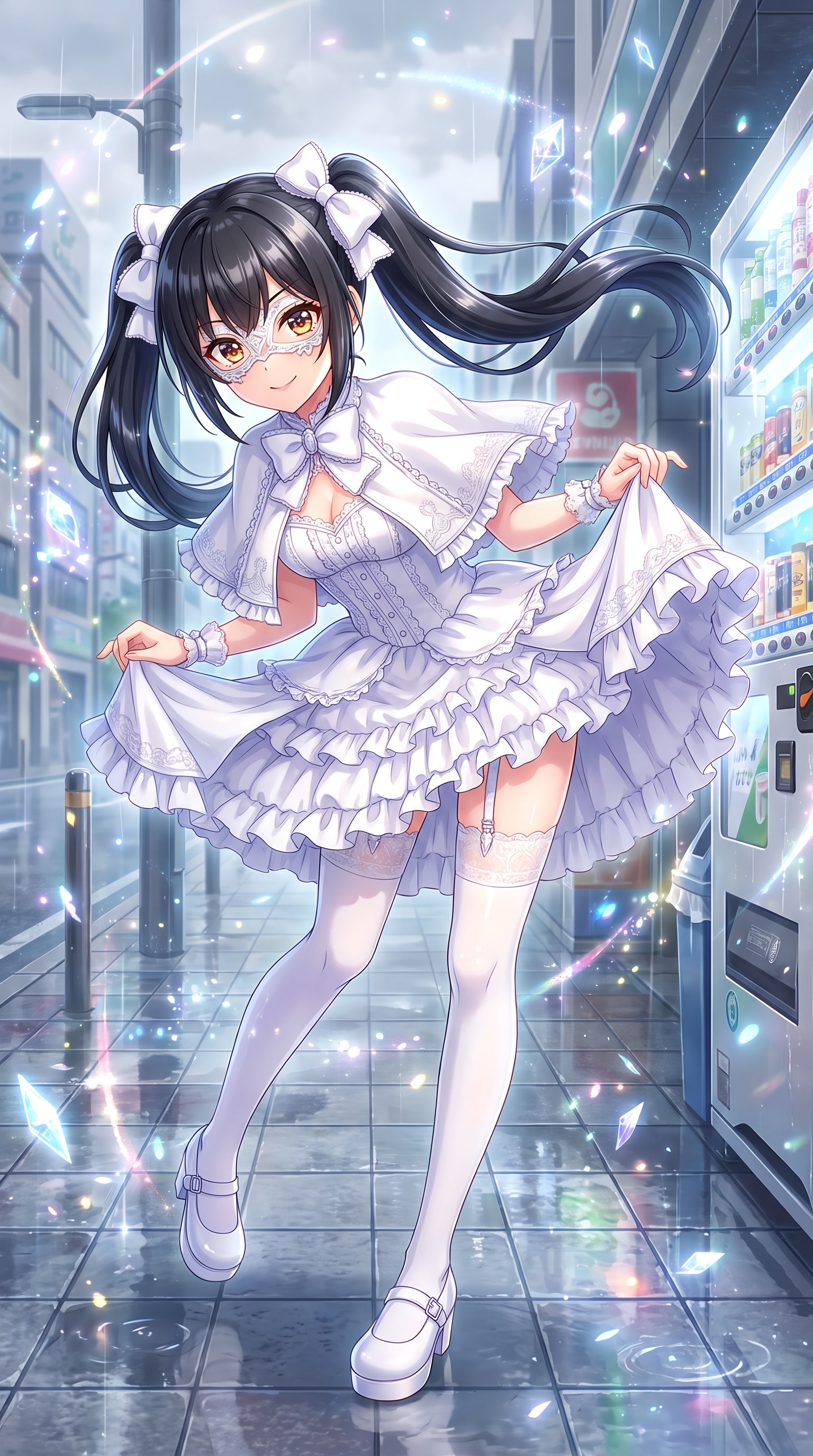 雨縁の白綺想